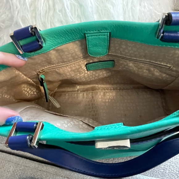 Kate Spade Blue Colour Block Handbag - Picture 4 of 12